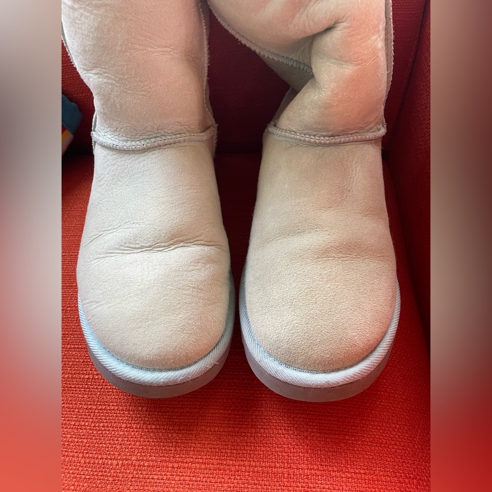 Vintage baby blue tall Uggs
